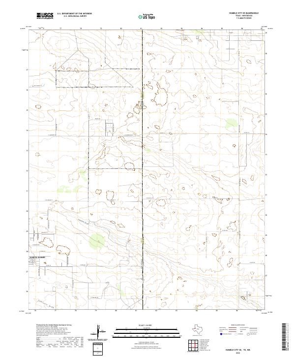 US Topo 7.5-minute map for Humble City SE TXNM