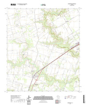 US Topo 7.5-minute map for Hungerford TX