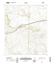 US Topo 7.5-minute map for Iatan TX
