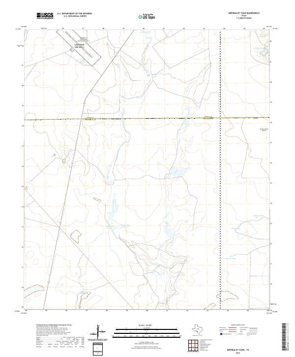 US Topo 7.5-minute map for Imperialist Tank TX