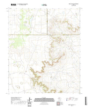 US Topo 7.5-minute map for Indian Canyon NE TX