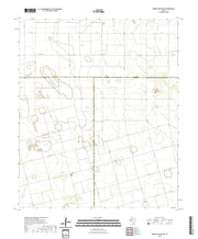 US Topo 7.5-minute map for Indian Canyon NW TX