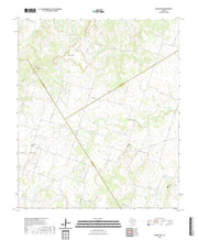 US Topo 7.5-minute map for Indian Gap TX