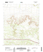 US Topo 7.5-minute map for Indian Mesa TX