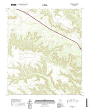 US Topo 7.5-minute map for Indian Mesa SE TX