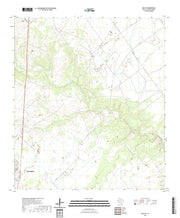 US Topo 7.5-minute map for Inez NW TX