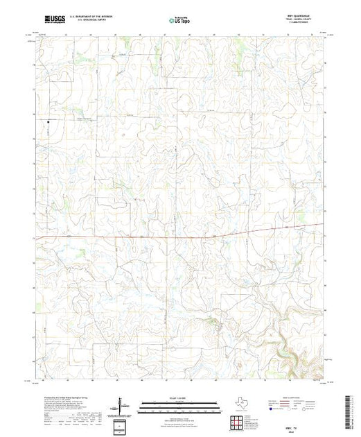 US Topo 7.5-minute map for Irby TX – American Map Store