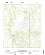 US Topo 7.5-minute map for Irishman Hill TX