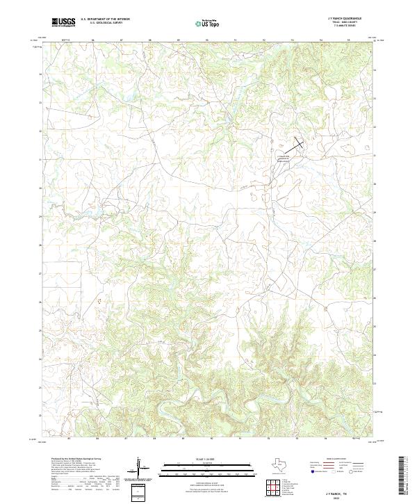 US Topo 7.5-minute map for J Y Ranch TX