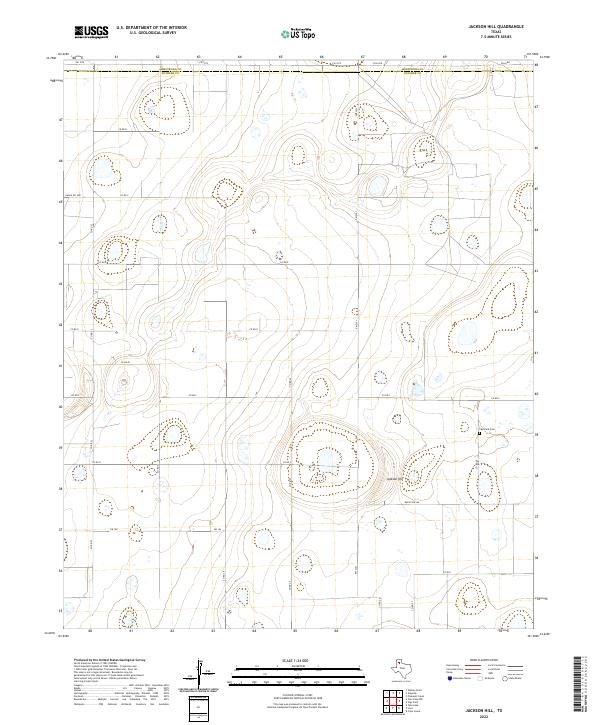 US Topo 7.5-minute map for Jackson Hill TX