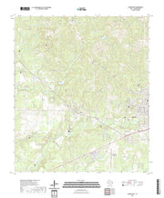 US Topo 7.5-minute map for Jasper West TX
