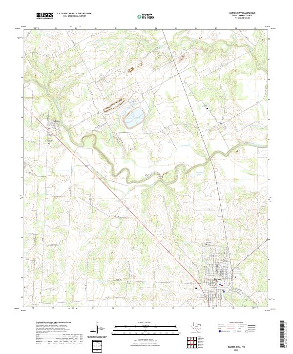 US Topo 7.5-minute map for Karnes City TX