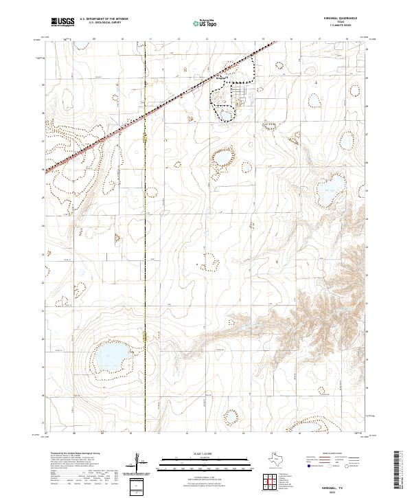 US Topo 7.5-minute map for Kingsmill TX