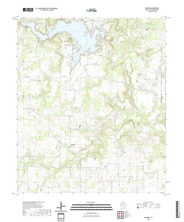 US Topo 7.5-minute map for Kokomo TX