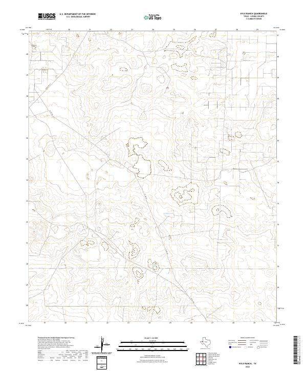 US Topo 7.5-minute map for Kyle Ranch TX
