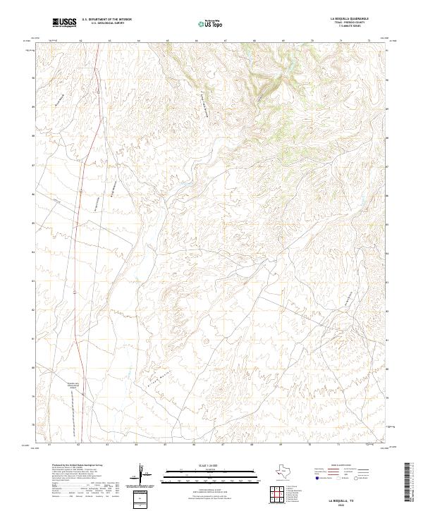 US Topo 7.5-minute map for La Boquilla TX