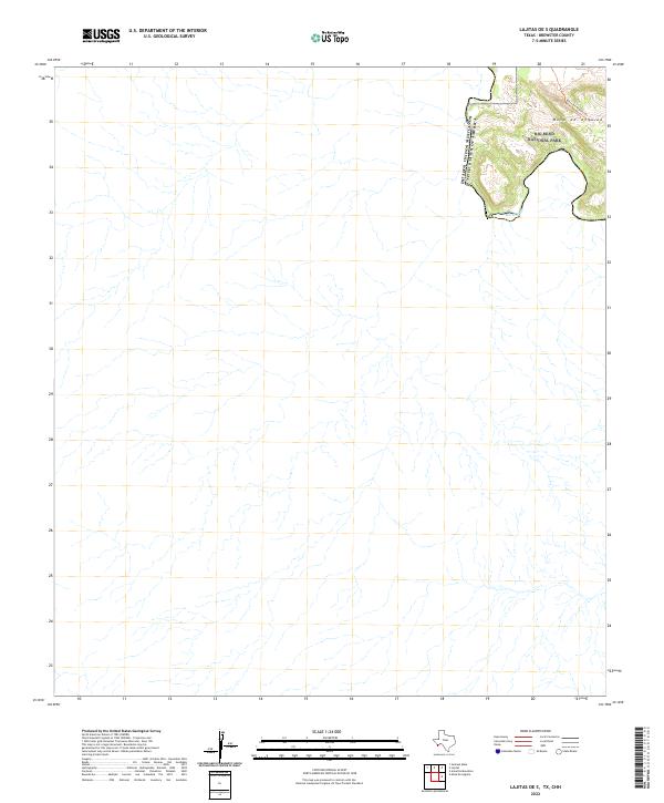 US Topo 7.5-minute map for Lajitas OE S TXCHH