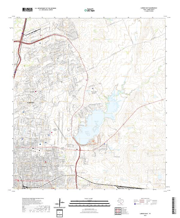 US Topo 7.5-minute map for Laredo East TX