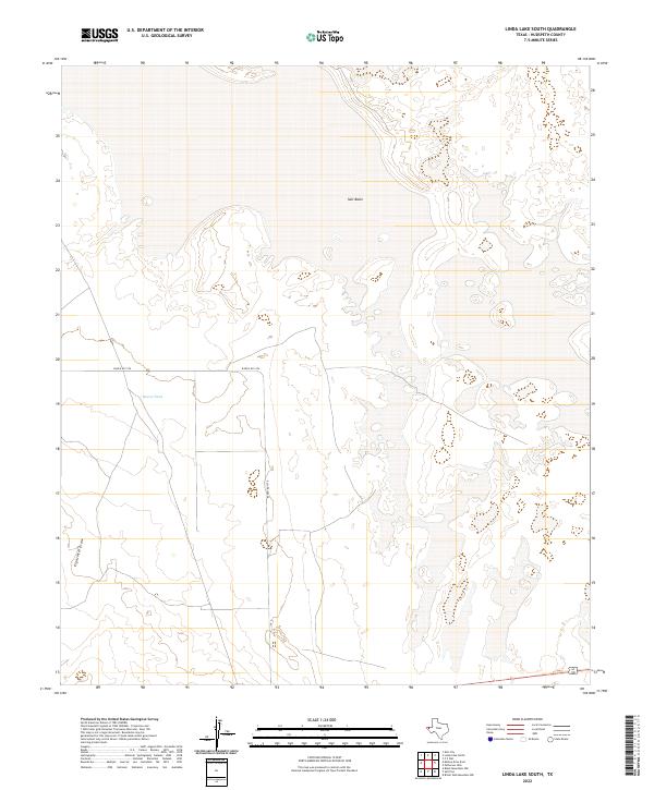 US Topo 7.5-minute map for Linda Lake South TX