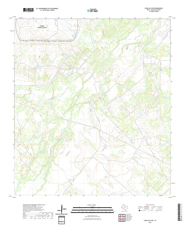 US Topo 7.5-minute map for Loma Alta NW TX