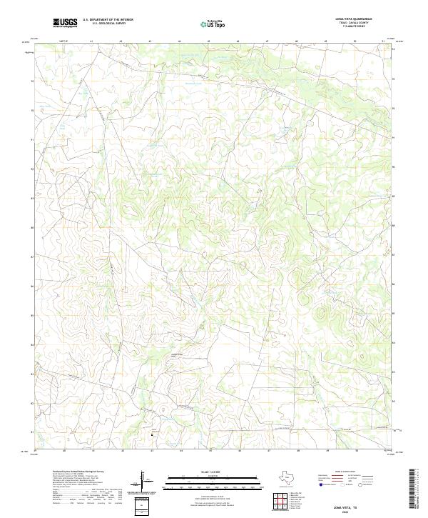 US Topo 7.5-minute map for Loma Vista TX