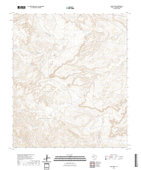 US Topo 7.5-minute map for Long Point TX