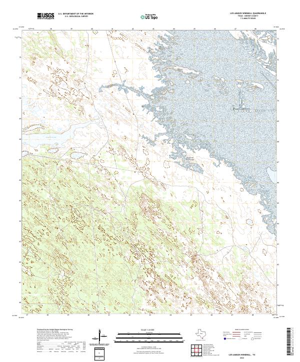 US Topo 7.5-minute map for Los Amigos Windmill TX