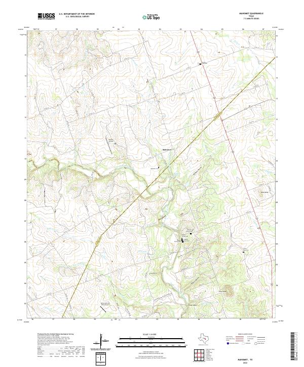 US Topo 7.5-minute map for Mahomet TX