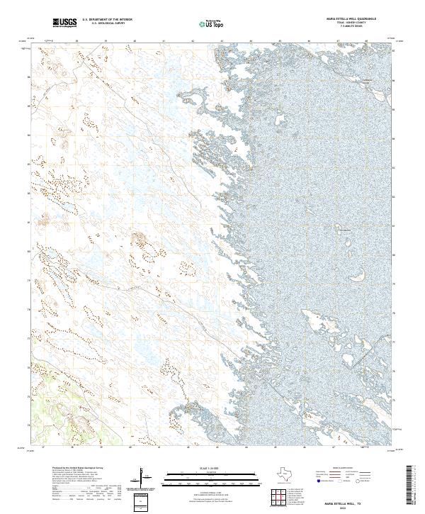 US Topo 7.5-minute map for Maria Estella Well TX