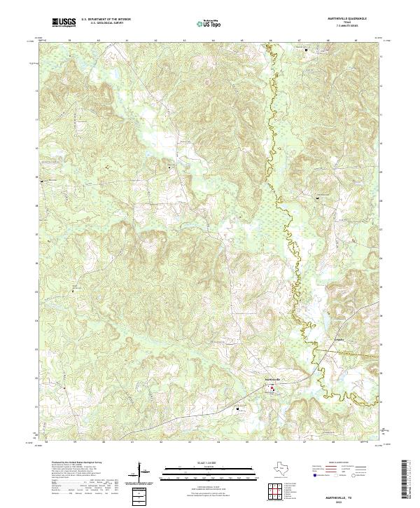 US Topo 7.5-minute map for Martinsville TX