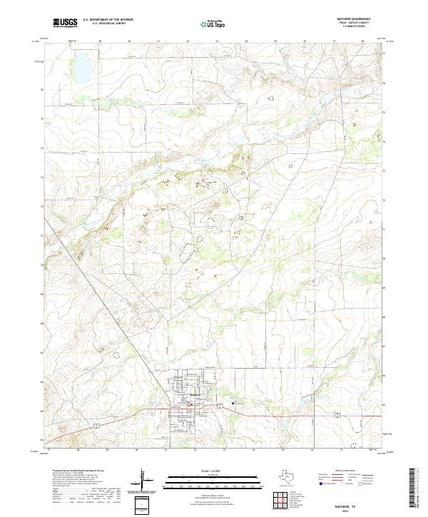 US Topo 7.5-minute map for Matador TX