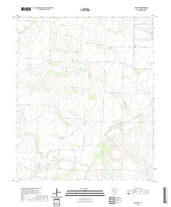 US Topo 7.5-minute map for Mattson TX