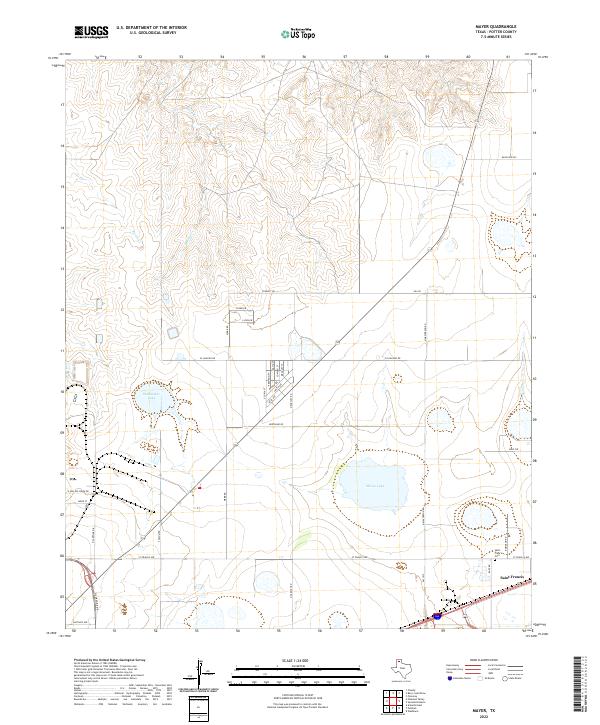 US Topo 7.5-minute map for Mayer TX