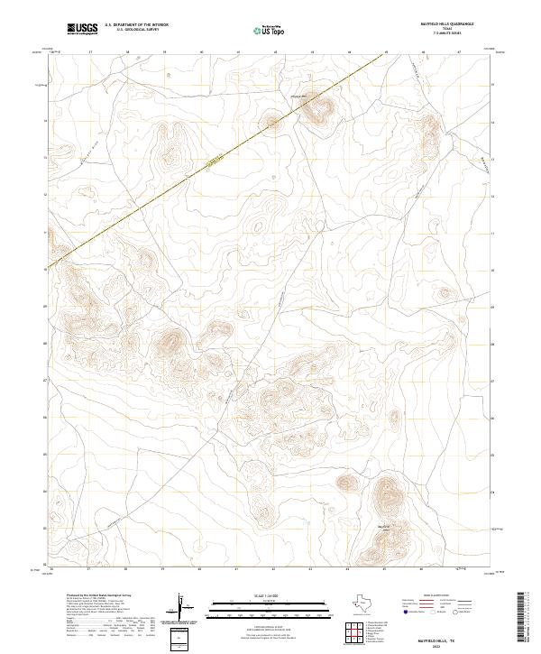 US Topo 7.5-minute map for Mayfield Hills TX