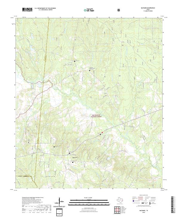 US Topo 7.5-minute map for Maynard TX