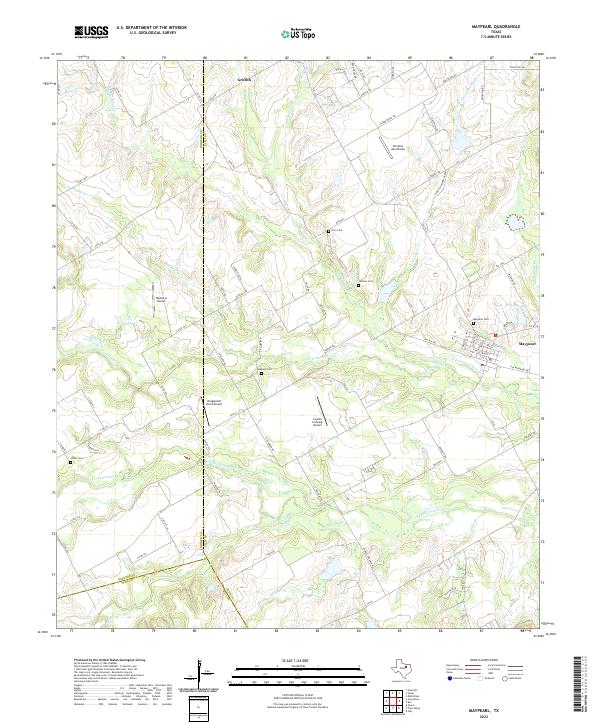 US Topo 7.5-minute map for Maypearl TX