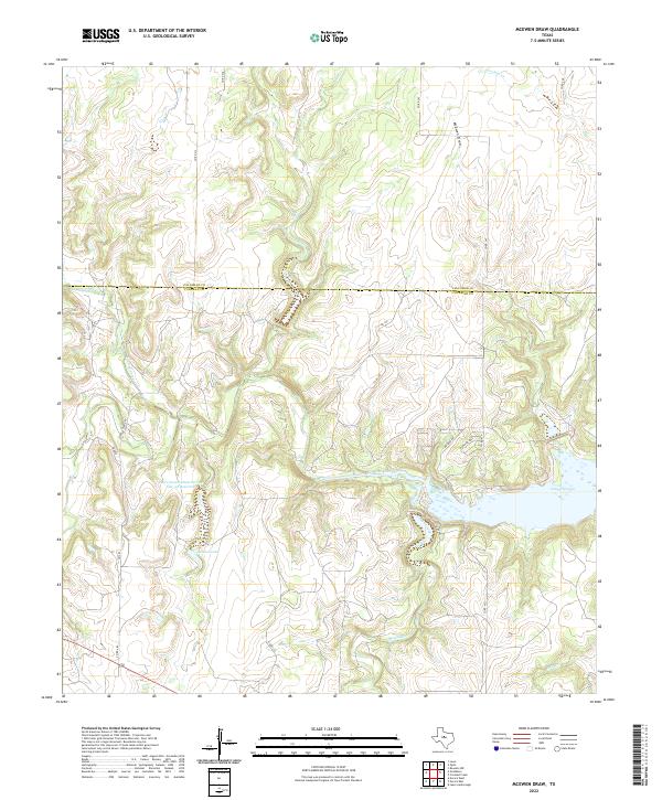 US Topo 7.5-minute map for McEwen Draw TX