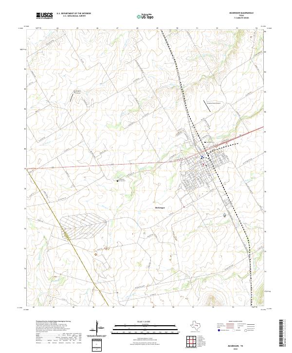 US Topo 7.5-minute map for McGregor TX