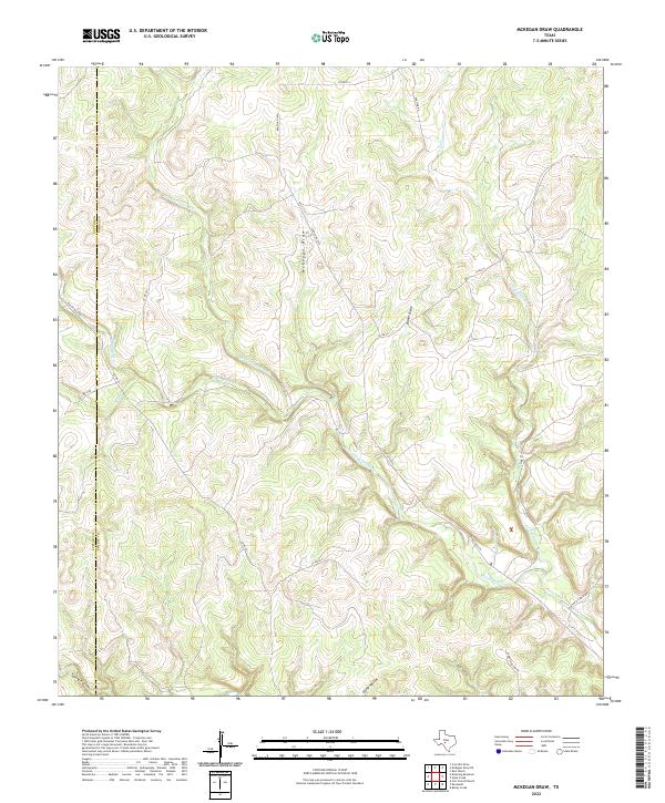 US Topo 7.5-minute map for McKegan Draw TX