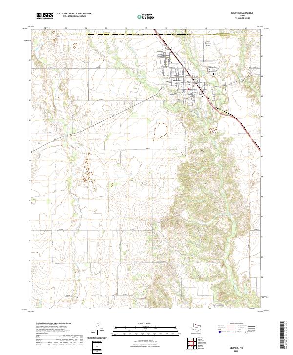 US Topo 7.5-minute map for Memphis TX