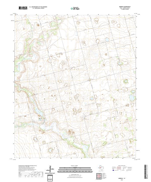 US Topo 7.5-minute map for Merrick TX