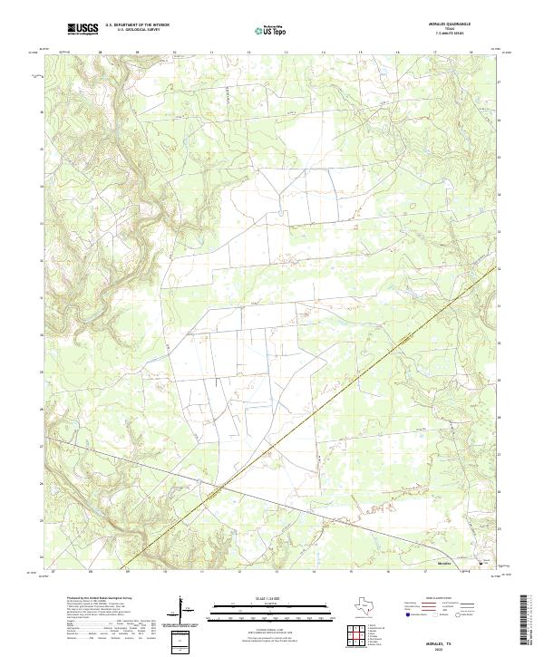 US Topo 7.5-minute map for Morales TX