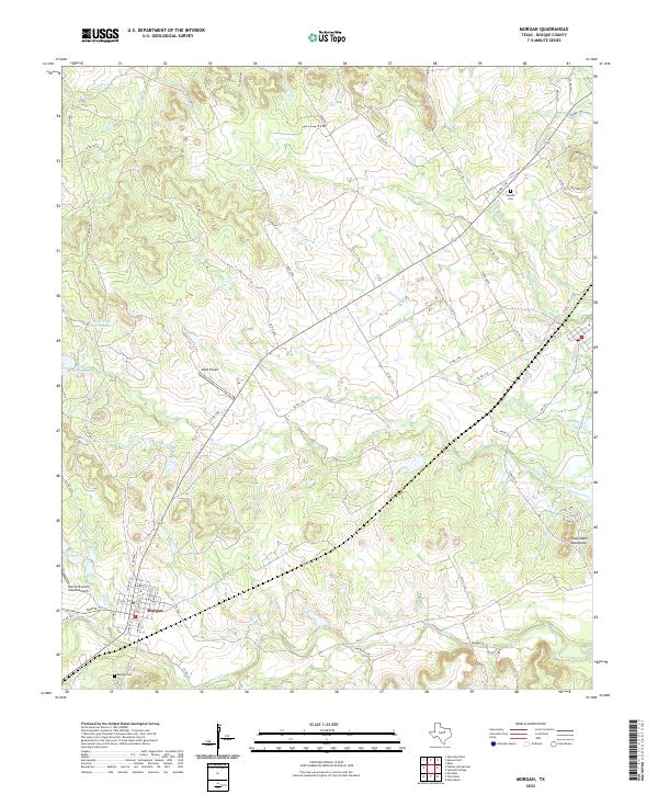 US Topo 7.5-minute map for Morgan TX