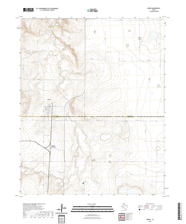US Topo 7.5-minute map for Morse TX