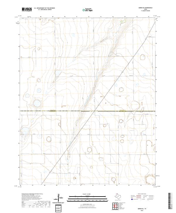 US Topo 7.5-minute map for Morse SE TX