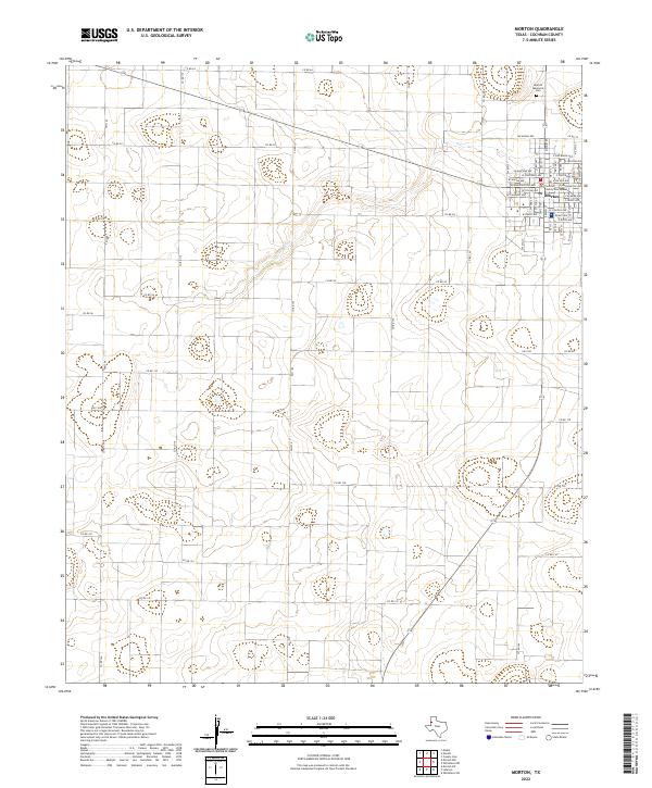 US Topo 7.5-minute map for Morton TX
