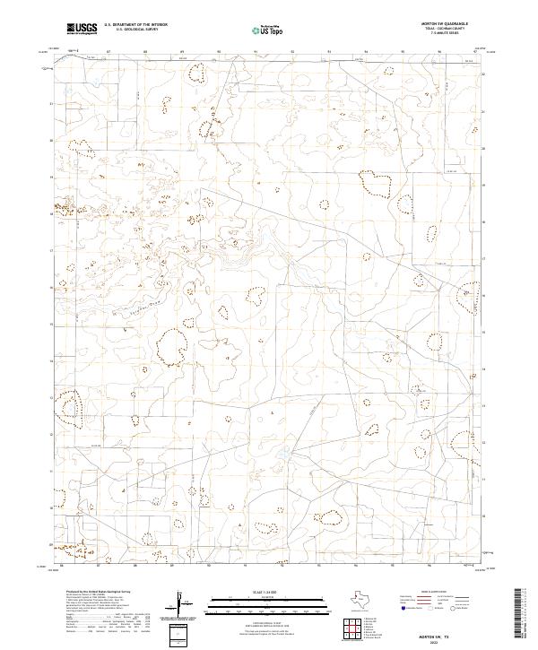 US Topo 7.5-minute map for Morton SW TX