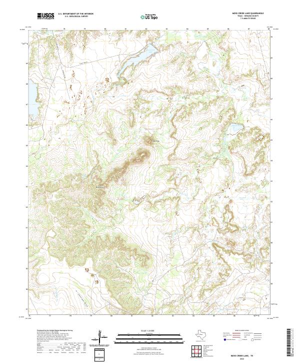 US Topo 7.5-minute map for Moss Creek Lake TX