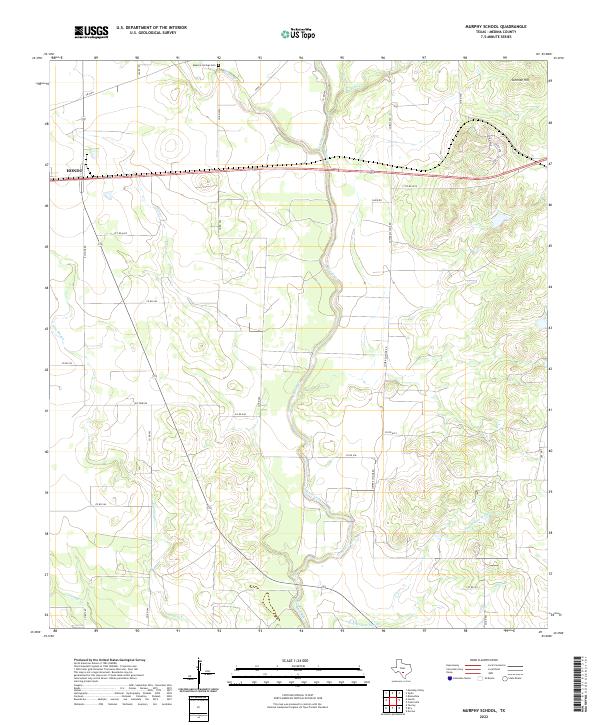 US Topo 7.5-minute map for Murphy School TX
