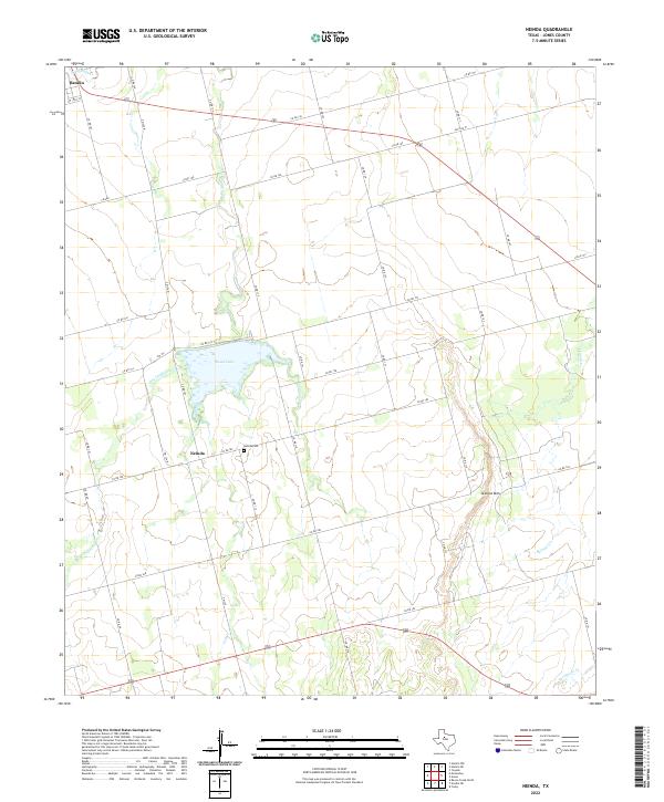 US Topo 7.5-minute map for Neinda TX